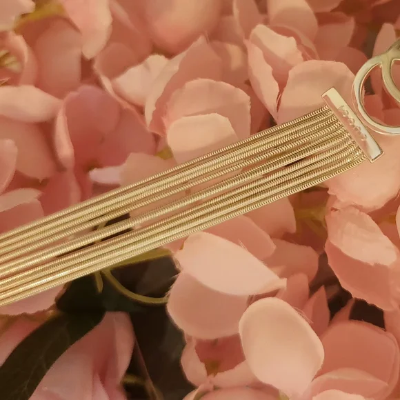 Rare! GUCCI GG Silver Multi Strand Bracelet! Excellent Condition! With Box! - Picture 4 of 9